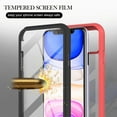 thumbnail image 5 of Dteck with Built-in Screen Protector Case for Apple iPhone 11 6.1-inch,Full Body Protection Hybrid Rugged Shockproof Case Transparent Clear PC Back Cover,Red, 5 of 6