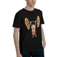 thumbnail image 2 of Little Caesars Men'S Basic Short Sleeve T-Shirt Fashionable Black Small, 2 of 8