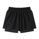thumbnail image 1 of Pantalones cortos de running para hombre con doble capa - Nylon spandex de secado rápido, bolsillo para el teléfono - 3/4 de largo para atletismo, 1 of 7