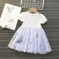 thumbnail image 6 of WIBACKER 1-6T Toddler Kid Baby Girls Fancy Party Puff Sleeve Princess Dress Cosplay Costume Dress Up, 6 of 11