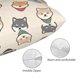 thumbnail image 3 of Balery Shiba Head Face Funda de Cojín Estampada, Regalos para Mujeres, Regalos de Amor para Ella, Regalos para Novia o Esposa, Funda de Almohada-14"x20", 3 of 6