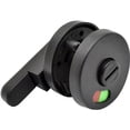 thumbnail image 1 of Cerradura para puerta de inodoro con indicador de bloqueo, color negro, 1 unidad, 1 of 5