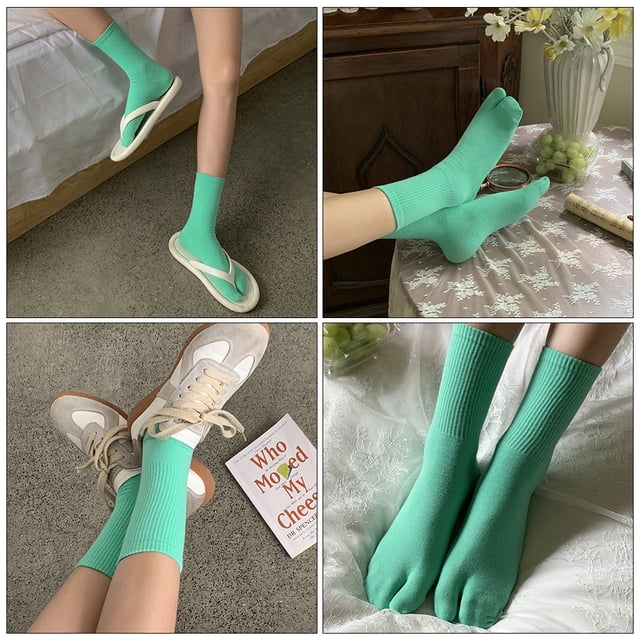 Greenadscape 1Par Calcetines Creativos De Con Dos Confortables Y Transpirables