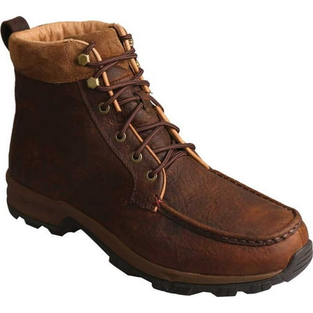 

Men s Twisted X MHKW004 6 Moc Toe Waterproof Hiker Boot Dark Brown Full Grain Leather 7.5 M