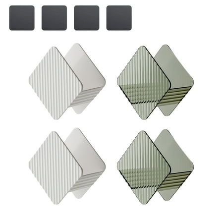 4 Pieces Magnetic Kitchen Wall Mount Storage Rack Organizer Space Saver