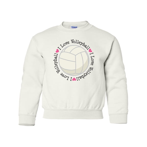 Inktastic Volleyball Gifts for Girls Youth Sweatshirt