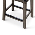 thumbnail image 4 of Xukmct 30" Gray Leather Seat Backless Bar Stool with Footrest, Barstool for Home Bar Dining Room, Gray, 4 of 4