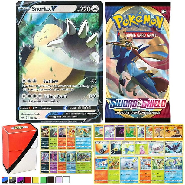 Totem World Sword And Shield Collectors Lot V Card Guaranteed With Booster Pack 5 Rare 5 Foil Holo Regular Pokemon Cards And Totem Deck Box Walmart Com Walmart Com Totem World Sword And Shield Collectors Lot V Card Guaranteed With Booster Pack 5 Rare 5 Foil Holo Regular Pokemon Cards And Totem Deck Box Walmart Com Walmart Com
