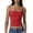 Red, variant on Siminsem Women's Adjustable Spaghetti Strap Slim Fit Camisole, Soft Basic Layering Tank Top for Daily Office or Casual Wear for Summer, Black, L