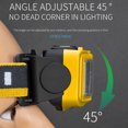 thumbnail image 4 of Tipo C Cabezal de carga Linterna Faro Mini luz de trabajo (Amarillo W6109A), 4 of 8