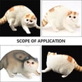 thumbnail image 3 of Figurine de Chat en Plastique Modèle de Chat Ornement Modèle Animal Réaliste, 3 of 7