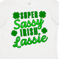 thumbnail image 4 of Inktastic Super Sassy Irish Lassy with Green 4 Leaf Clovers Boys or Girls Toddler T-Shirt, 4 of 5