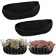 thumbnail image 1 of 3pcs Felt Trough Planter Liners Fabric Window Box Liners Replacement Black Non-woven Hanging Plant Liner, 1 of 5