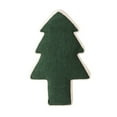 thumbnail image 2 of Christmas Tree Throw Pillows Soft Velvet Decorative Throw Pillow Green Red Brown Christmas Tree Shaped Cushion for Party Sofa Chair Living Room Home Decor 27.56x19.69x4.72inch, 2 of 7