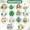 thumbnail image 2 of Decoración para fiestas, HSDSH, 35 unidades, con forma de espiral, diseño de animales de la jungla, 2 of 7