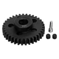 thumbnail image 2 of RC Spool Gear, Steel 8mm Gear Bore RC Middle Transmission Gear With Machine Screw For Repair, 2 of 8