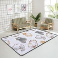 thumbnail image 4 of Crawling Indoor Carpet Play Mat Cartoon Cat for Living Room Bedroom Educational Nursery Floor Mat Area Rugs 80x58in, 4 of 6