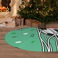 thumbnail image 6 of Rateoe BALL INSIDE THE NET GOAL Print Christmas Tree Skirt 48" for Xmas Holiday New Year Party Circle Tree Mat Ornaments Decoration, 6 of 7