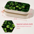thumbnail image 5 of St. Patrick's Day Velvet Portable Storage Box with Removable Compartment: Gift-Ready Organizer for Bracelets, Necklace, and Jewelry, 5 of 7