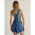 thumbnail image 6 of Women Denim Shorts Overalls Summer Casual Loose Fit Adjustable Rompers Jean Jumpsuit Bib Shortalls Dark Blue XXL, 6 of 7