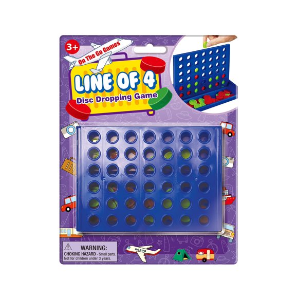 Juego de mesa Playmaker Line of 4 Portable Travel