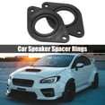 thumbnail image 2 of Unique Bargains 2 Pcs Plastic Car Tweeter Speaker Mounting Adapter Bracket Rings for Toyota for Subaru for Lexus, 2 of 6