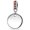 Red, variant on Womens .925 Sterling Silver Yellow Topaz Crystal Accent Bale Circle Disc Shape Dangle Charm Bead