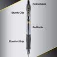 thumbnail image 2 of Pilot G2 Retractable Premium Gel Ink Roller Ball Pens, Bold Point, Assorted Color Inks, 8-Pack Pouch (31654), 2 of 4