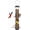 Coffee, variant on XYADX 2 Pack Metal Tube Bird Feeder, Copper Hanging Wild Bird Feeder with 6 Ports for Backyard & Garden