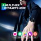 thumbnail image 3 of Zeblaze Btalk 3 Reloj deportivo inteligente de acero inoxidable para teléfono Android iOS, 3 of 9