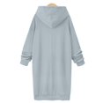 thumbnail image 3 of Patlollav Winter Fall Sweatshirts for Women,Ladies Long Velvet Loose Casual Long Sleeve Hooded Tops, 3 of 6