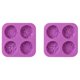 thumbnail image 1 of Moldes de Silicona para Jabón de Flores, Molde de Jabón Casero, Muffin, Pudín, Gelatina, Y Tarta de Queso (2 Pieza), 1 of 8