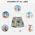 thumbnail image 6 of Kids' Beach Pants Comfortable Swim Trunks Pink Abstract Floral Patterns Shorts for Pool Vacation and Lounge Wear 2T, 6 of 8
