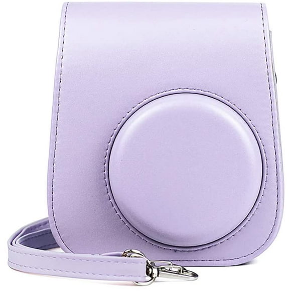 WOGOZAN for Fujifilm Instax Mini 11/9 / 8 Instant Film Camera PU Leather Protective Case (Lilac Purple)