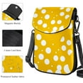 Crossbody Bags for Women,Crossbody Bag Men,Small Sling Bag,Yellow Dots