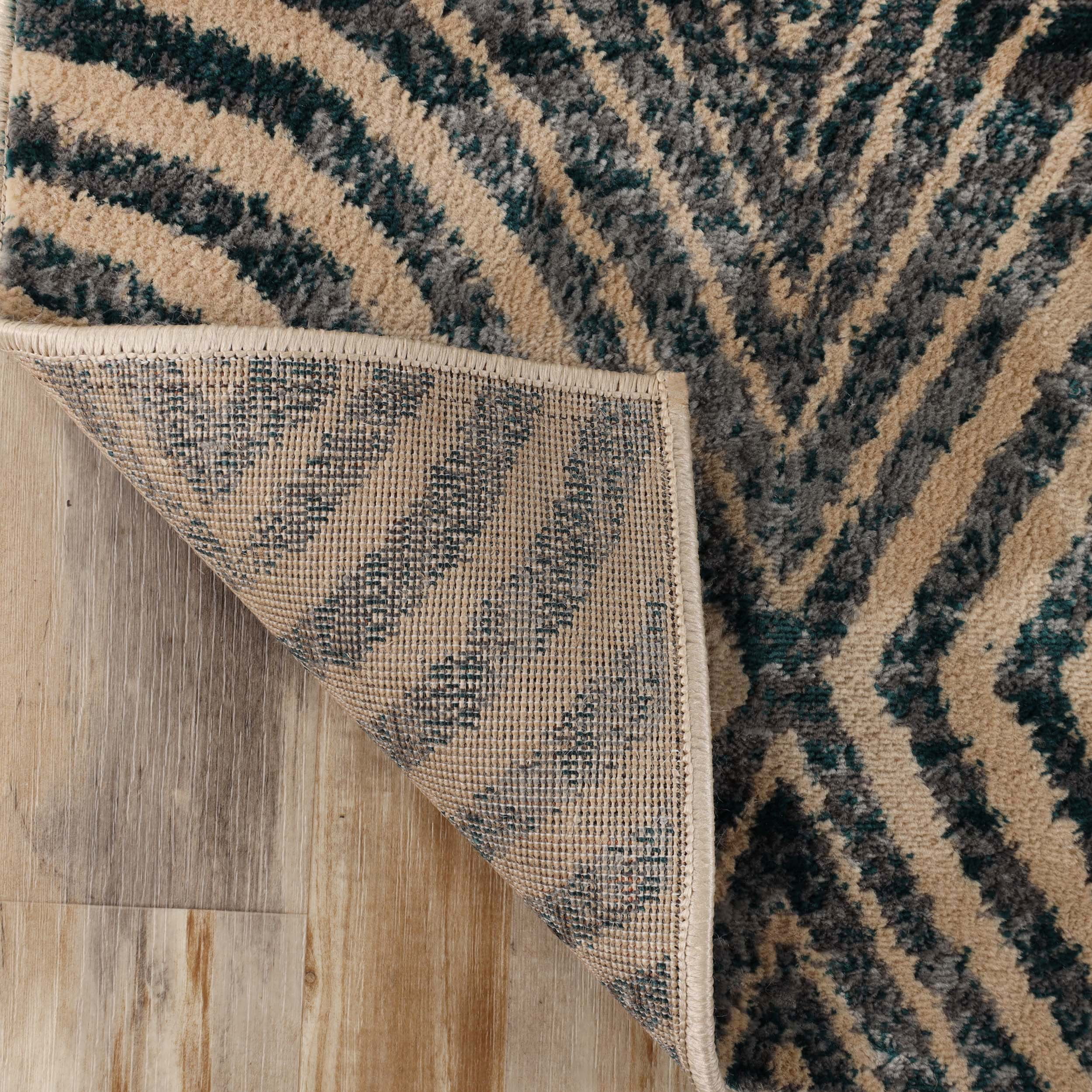 Superior Cullen Modern Abstract Indoor Area Rug, 5' x 8'