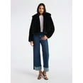 thumbnail image 3 of Sofia by Sofia Vergara Women's and Women's Plus Size Faux Fur Chubby Jacket, Sizes XS-4X, 3 of 5