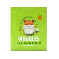 The Woobles Beginner Crochet Amigurumi Kits - Hamster