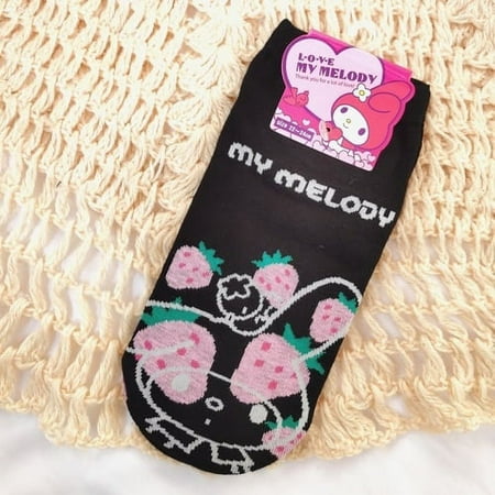 

Hello Kitty Cartoon Women Socks Anime My Melody Japanese Spring Autumn Soft Socks Cute Y2k Girls Sport Boat Socks Shallow Socks