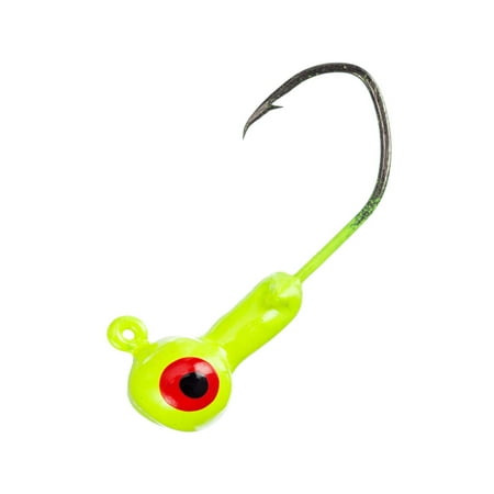 Mr. Crappie Jig Head with Lazer Sharp Eagle Claw (Best Color Jig Head For Crappie)