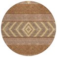 thumbnail image 2 of Addison Rugs Chantille Indoor/Outdoor Transitional Southwest Paprika Washable Round Rug, 8' x 8', 2 of 6