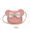 thumbnail image 5 of nvzhuang Baby Girl Cartoon Crossbody Bag, Cute Mouse Ear Bowknot Magnetic Snap Shoulder Bag, 5 of 9
