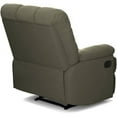 thumbnail image 3 of Homesvale Microfiber Recliner, Sage Gray, 3 of 8