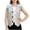 White, variant on QSXADF Kid Sequin Vests Sleeveless Sparkly Glitter Jacket Solid Sequined Sleeveless Vests Open Front Loose Cut Stage Performance Children's Outwear