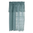 thumbnail image 4 of Cortinas para Ventana con Cenefa de Gradas Bordadas para Decoración de Ventanas Pequeñas B azul perfecl Niveles de ventanas de encaje bordadas, 4 of 8