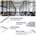thumbnail image 4 of LUXRITE 4FT x 4IN Recessed Backlit LED Panel Light, 4CCT, 18W-40W, Up to 4400LM, 110 Beam, Dimmable, 120-277V UL Listed, 4 of 7