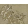 thumbnail image 3 of Pier Francesco Mazzucchelli 24x18 Black Modern Framed Museum Art Print Titled - Angel (1598-1599), 3 of 5