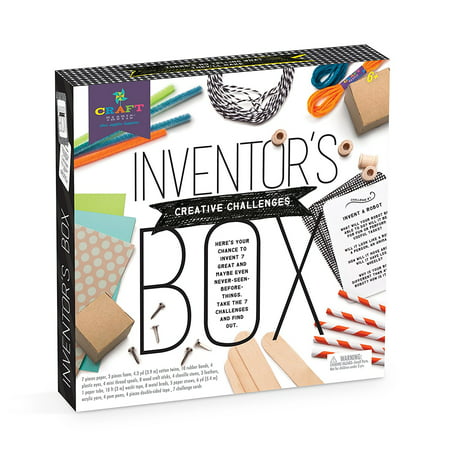 Craft-tastic Inventor's Box Creative Challenge Craft Kit, Hands-on fun making and learning - the ...