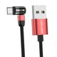 thumbnail image 5 of Cable USB de carga magnético trenzado de 540 degree con luz LED frontal de 360 degree y 180 degree rojo 05 m Micro USB, 5 of 7