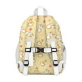 thumbnail image 3 of Corgi Dog and Footprints Backpack for School,Cute School Bag,Schoolbag with Adjustable Shoulder Straps & Padded Back,15"x11.42"x5.5", 3 of 6